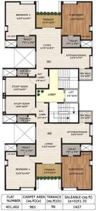 Project Image of 624.0 - 1392.0 Sq.ft 3 BHK Apartment for buy in Pandit Mohor