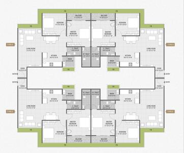 Project Image of 1385 Sq.ft 2 BHK Apartment / Flat for sale in Althan for Rs. 6000000