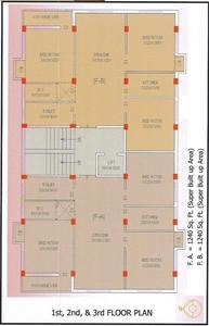 Project Image of 1240.0 - 1325.0 Sq.ft 3 BHK Apartment for buy in Jeet Balaji Twins