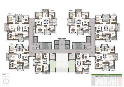 Project Image of 1243.0 - 2257.0 Sq.ft 2 BHK Apartment for buy in Aparna Zenon