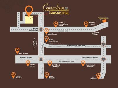 Project Image of 808.0 - 1340.0 Sq.ft 2 BHK Apartment for buy in Govindam Paradise