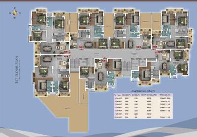 Project Image of 1155.0 - 1665.0 Sq.ft 2 BHK Apartment for buy in Hritam Ram Rupa Height