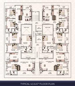 Project Image of 0.0 - 1415.0 Sq.ft 3 BHK Apartment for buy in 129 Riddhi Siddhi Heights