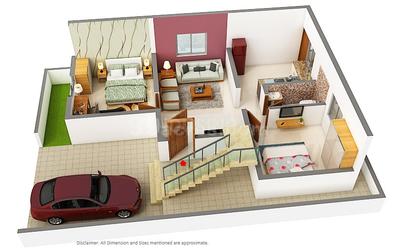 Project Image of 850.03 - 1599.95 Sq.ft 2 BHK Villa for buy in KK Taraka Nest