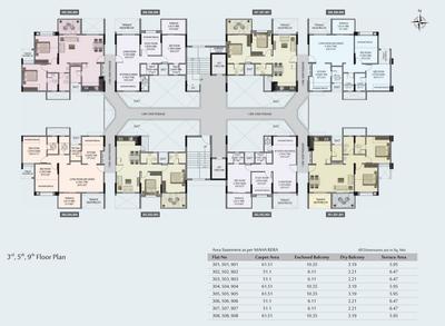 Project Image of 550.0 - 787.0 Sq.ft 2 BHK Apartment for buy in BU Bhandari Vaastu Viva ABCD