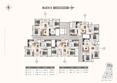 Project Image of 978.0 - 1325.0 Sq.ft 2 BHK Apartment for buy in DAC Aeropolis