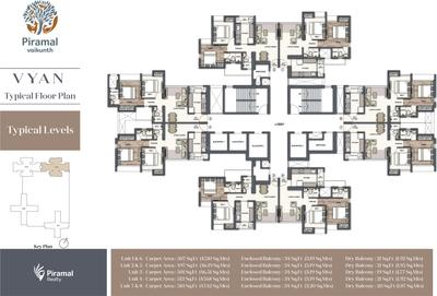 Project Image of 495.14 - 555.0 Sq.ft 2 BHK Apartment for buy in Piramal Vaikunth Cluster 4A