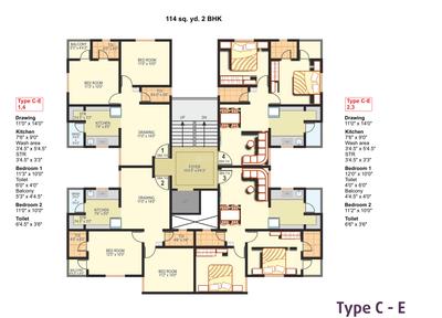 Project Image of 630.0 - 1026.0 Sq.ft 1 BHK Apartment for buy in Art Shree Vishnudhara Homes