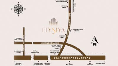 Project Image of 1650 Sq.ft 3 BHK Apartment / Flat for sale in Paschim Putiary for Rs. 9100000