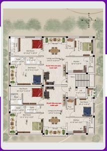 Project Image of 1440.0 - 1488.0 Sq.ft 3 BHK Apartment for buy in Meera Crown