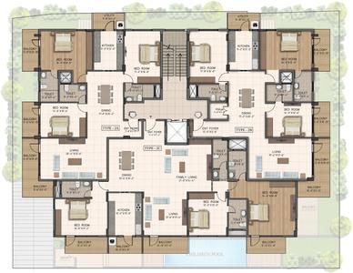 Project Image of 2095.0 - 2475.0 Sq.ft 3 BHK Apartment for buy in Sipani Phoenix Grande II