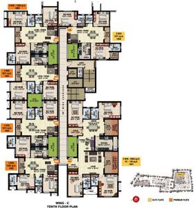Project Image of 476.0 - 2663.0 Sq.ft 1 BHK Apartment for buy in Sidharth Upscale