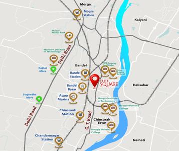 Project Image of 535.0 - 1357.0 Sq.ft 1 BHK Apartment for buy in Chinsurah Elite Square