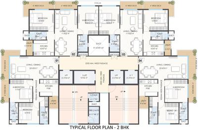 Project Image of 0.0 - 1162.0 Sq.ft 2 BHK Apartment for buy in Hubtown Celeste