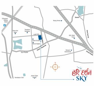 Project Image of 0.0 - 955.0 Sq.ft 3 BHK Apartment for buy in Hari Darshan Sky