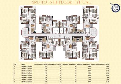 Project Image of 578.0 - 1329.0 Sq.ft 2 BHK Apartment for buy in Vinayak Sunshine