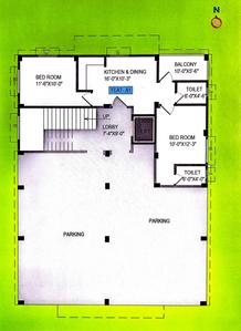 Project Image of 800.0 - 1000.0 Sq.ft 2 BHK Apartment for buy in Madhuri Apartment