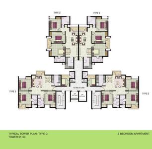 Project Image of 850.0 - 2450.0 Sq.ft 2 BHK Apartment for buy in Jaypee Kosmos