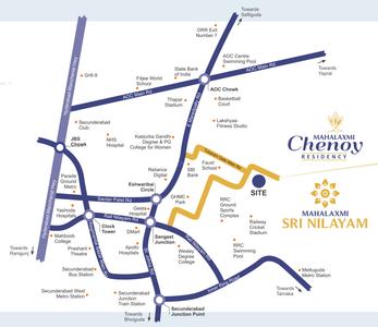 Mahalaxmi Sri Nilayam Location Plan 1