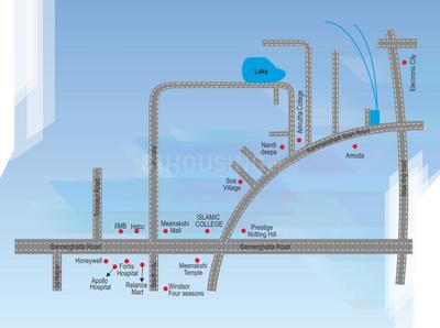 Project Image of 1421.0 - 2025.0 Sq.ft 2 BHK Apartment for buy in Windsor Amulyam