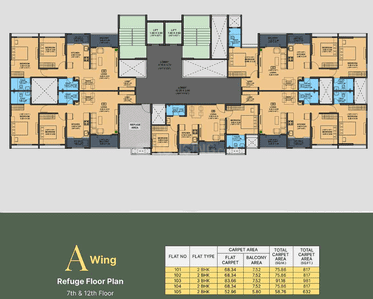 Project Image of 632.0 - 1141.0 Sq.ft 2 BHK Apartment for buy in Shiv Divine Fortune
