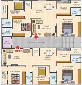 ARKA Heights Cluster Plan 1