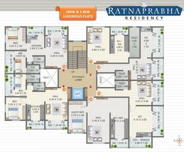 Alai Ratnaprabha Residency Cluster Plan 1