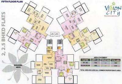 Project Image of 1500 Sq.ft 4 BHK Apartment / Flat for sale in Jambhul for Rs. 7500000
