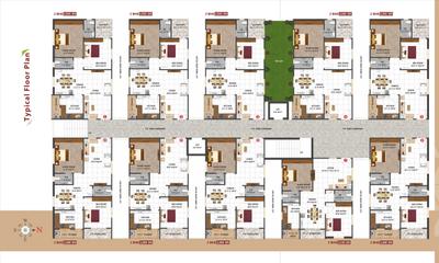 Project Image of 1150.0 - 2190.0 Sq.ft 2 BHK Apartment for buy in Vedanta Towers