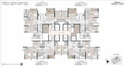 Project Image of 1373.0 - 2001.0 Sq.ft 3 BHK Apartment for buy in Rustomjee Verdant Vistas Wing A
