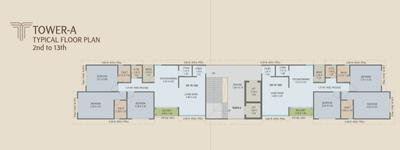 Project Image of 230.67 - 981.02 Sq.ft 3 BHK Apartment for buy in Ved Trident by Courtyard