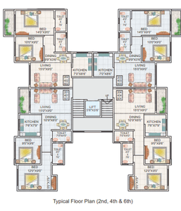 Project Image of 660.04 - 1199.96 Sq.ft 1 BHK Apartment for buy in Kaul Heritage City