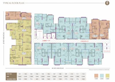 Project Image of 694.0 - 1772.0 Sq.ft 1 BHK Apartment for buy in The Status