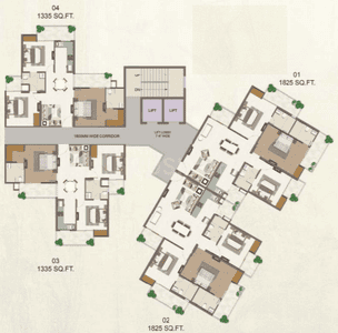 Project Image of 1335.0 - 5154.0 Sq.ft 3 BHK Apartment for buy in Migsun Atharva 