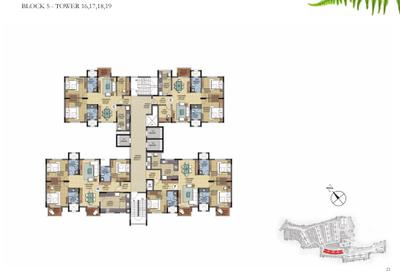 Project Image of 1290 Sq.ft 3 BHK Apartment / Flat for sale in Harlur for Rs. 21600000
