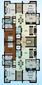 Project Image of 1400.0 - 1523.0 Sq.ft 3 BHK Apartment for buy in Sidharth Pluto