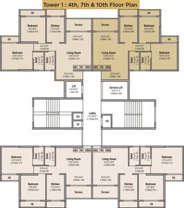 Project Image of 298.0 - 503.0 Sq.ft 1 BHK Apartment for buy in Bhumiraj Hills Tower 1