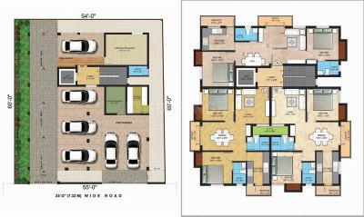 Project Image of 949.0 - 972.0 Sq.ft 2 BHK Apartment for buy in Kirthika Pavilion