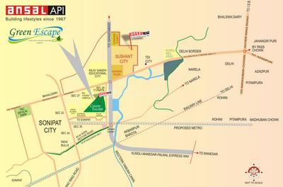 Project Image of 1420.0 - 3235.0 Sq.ft 2 BHK Apartment for buy in Ansal Green Escape