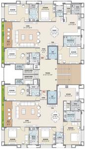 Project Image of 2265 Sq.ft 3 BHK Apartment / Flat for sale in Dumas for Rs. 10800000