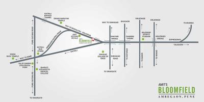 Project Image of 567.0 - 1070.79 Sq.ft 1 BHK Apartment for buy in Amit Bloomfield Phase III J And K Building
