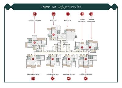 Project Image of 661.0 - 2005.0 Sq.ft 1 BHK Apartment for buy in Prestige Suncrest
