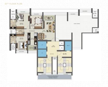 Project Image of 861.0 - 1170.0 Sq.ft 2 BHK Apartment for buy in Delta Luxuria