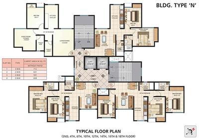 Project Image of 680.0 - 1479.0 Sq.ft 1 BHK Apartment for buy in Puraniks Sky Villas