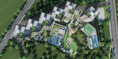 Project Image of 1053 Sq.ft 2 BHK Apartment / Flat for sale in Sector 43 for Rs. 21000000