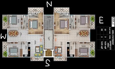 Project Image of 1060.0 - 1620.0 Sq.ft 2 BHK Apartment for buy in Platinum S S Residency
