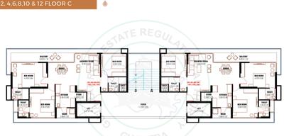 Project Image of 1200 Sq.ft 3 BHK Apartment / Flat for sale in Adalaj for Rs. 10400000