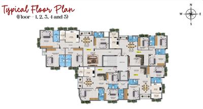 Project Image of 0.0 - 1423.0 Sq.ft 3 BHK Apartment for buy in Blossom