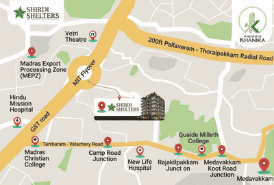 Project Image of 994.0 - 1341.0 Sq.ft 2 BHK Apartment for buy in Shirdi Whitefield Khanika