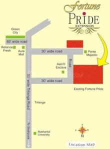 Project Image of 1050.0 - 2255.0 Sq.ft 2 BHK Apartment for buy in Fortune Pride